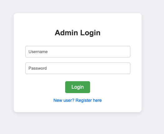 Portfolio website screenshot